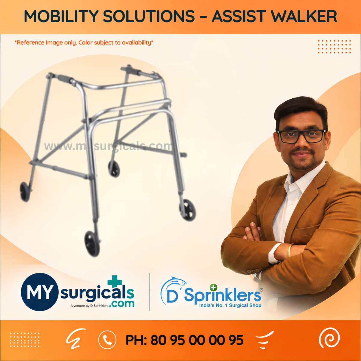 Assist Walker for Comfortable & Supported Mobility