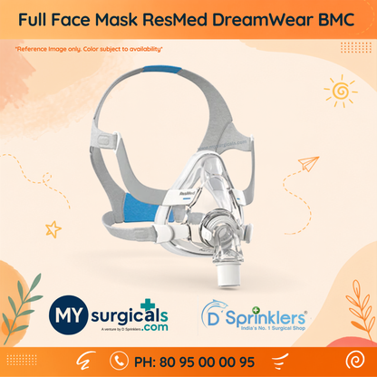 Full Face Mask – ResMed / DreamWear Style / BMC Compatible Bi-Pap CPAP Mask