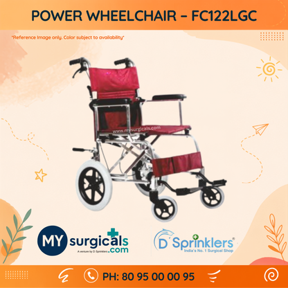 Powered Electric Wheelchair - Comfortable & Convenient Mobility Solution