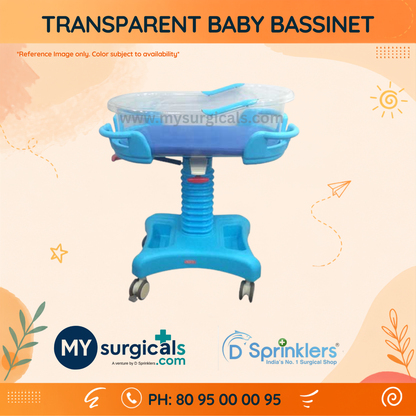 Transparent Baby Bassinet for Safe Newborn Care