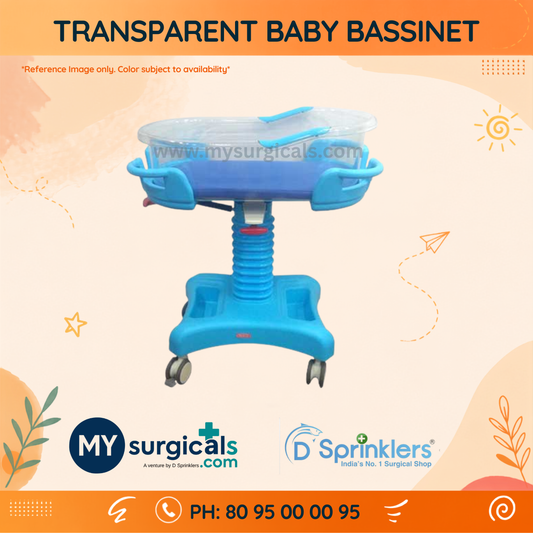 Transparent Baby Bassinet for Safe Newborn Care