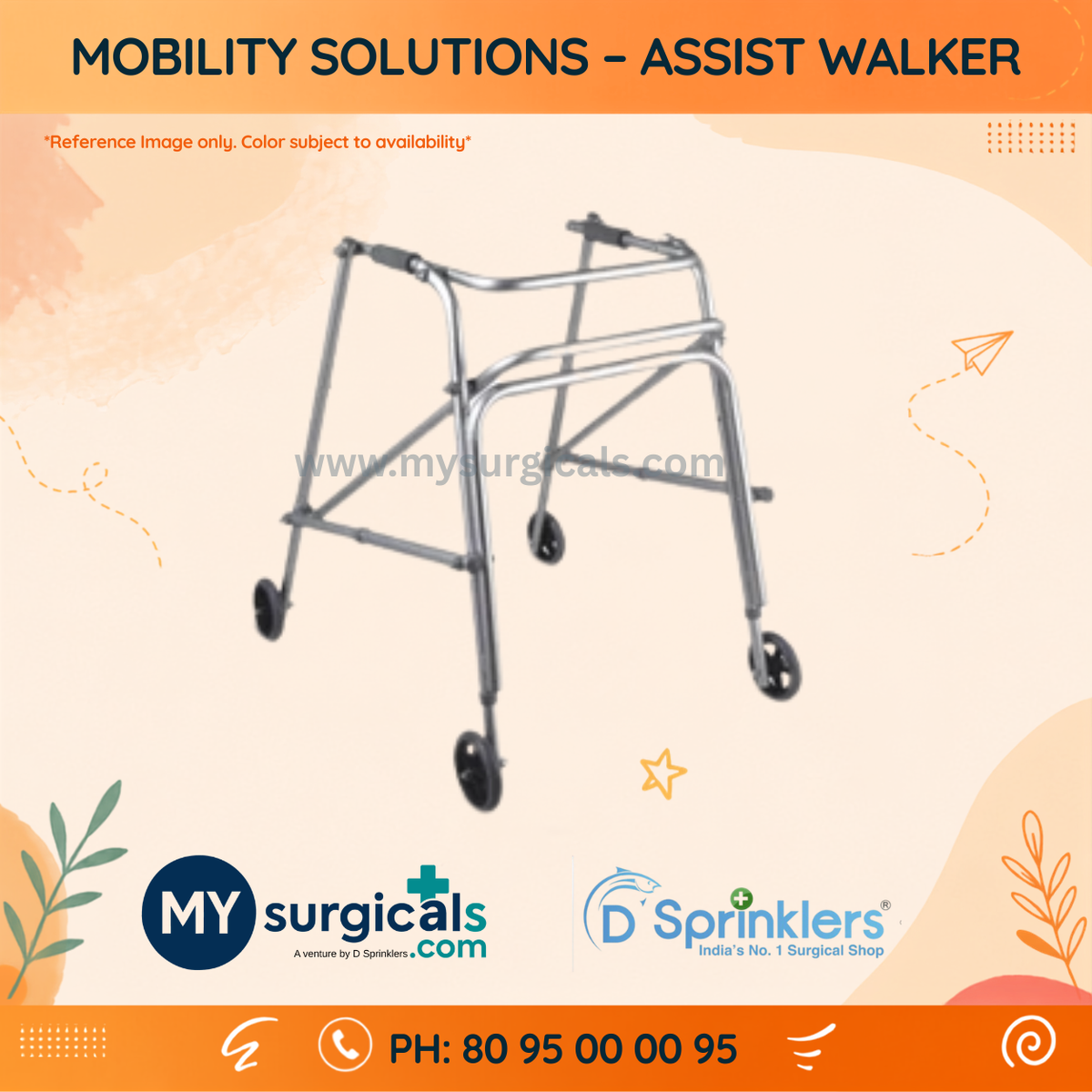 Assist Walker for Comfortable & Supported Mobility