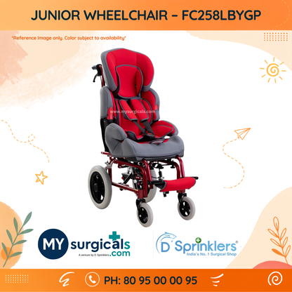 Junior Comfort Wheelchair - Practical Mobility Support for Young Users