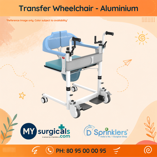Transfer Wheelchair - Aluminium