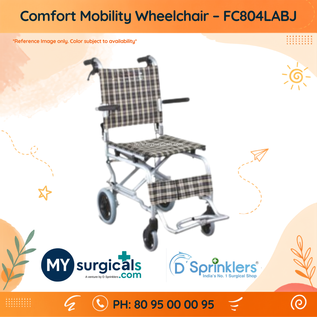 Comfort Mobility Wheelchair - Practical Support for Everyday Movement