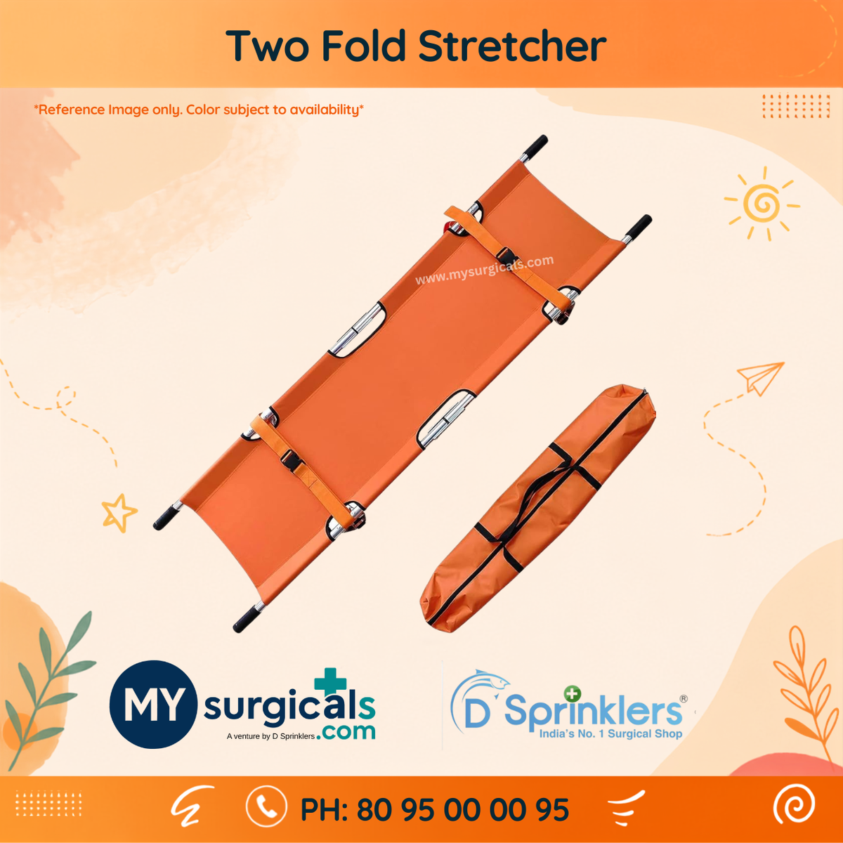 Two Fold Stretcher – Lightweight, Portable & Emergency Ready