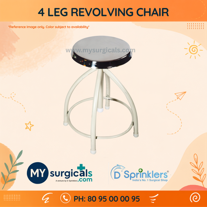 Four-Leg Revolving Chair for Comfortable Clinical Use