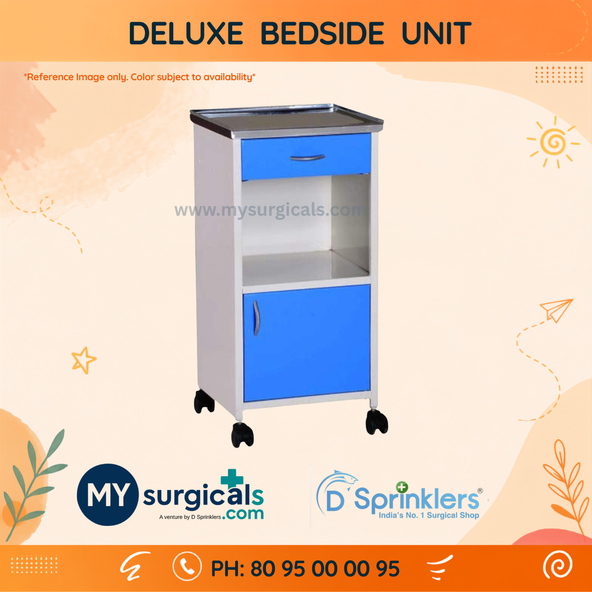 Deluxe Bedside Unit for Convenient Patient Care