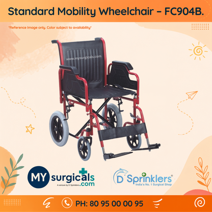 Standard Mobility Wheelchair - Reliable Support for Everyday Movement
