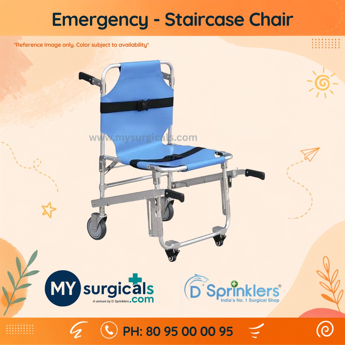 Emergency Staircase Chair for Patient Movement