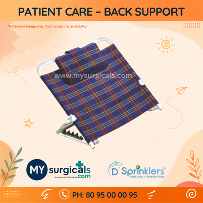 Patient Back Support for Comfortable Bedside Positioning