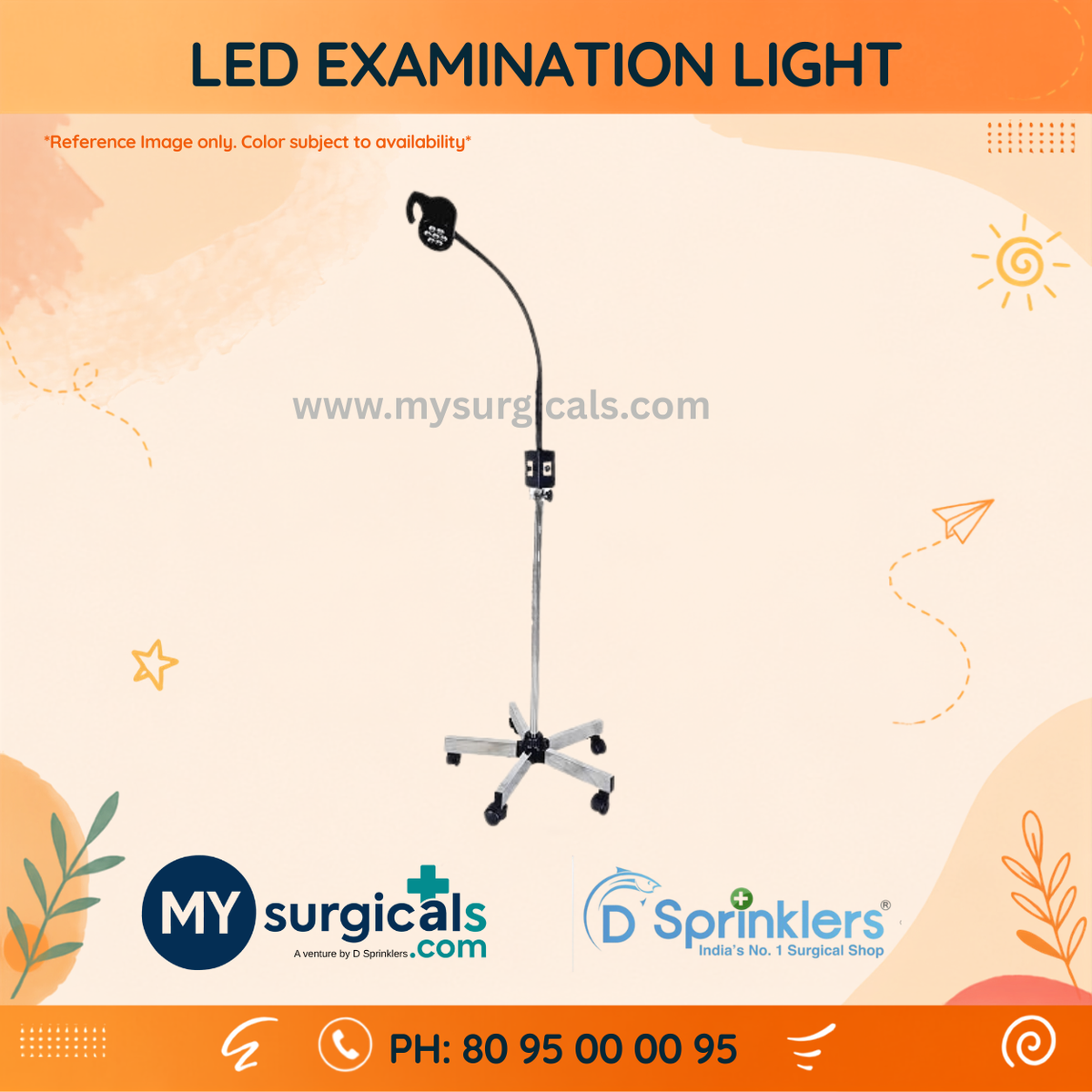 LED Examination Light for Clear Clinical Visibility