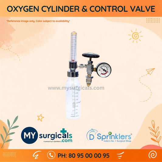 Oxygen Cylinder & Control Valve for Reliable Oxygen