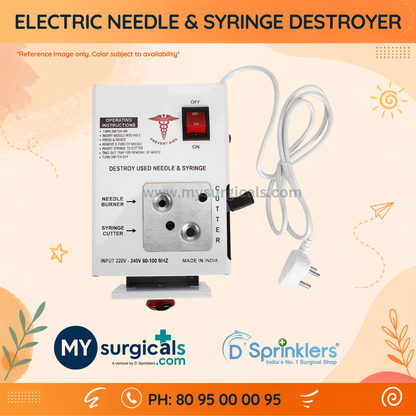 Electric Needle & Syringe Destroyer