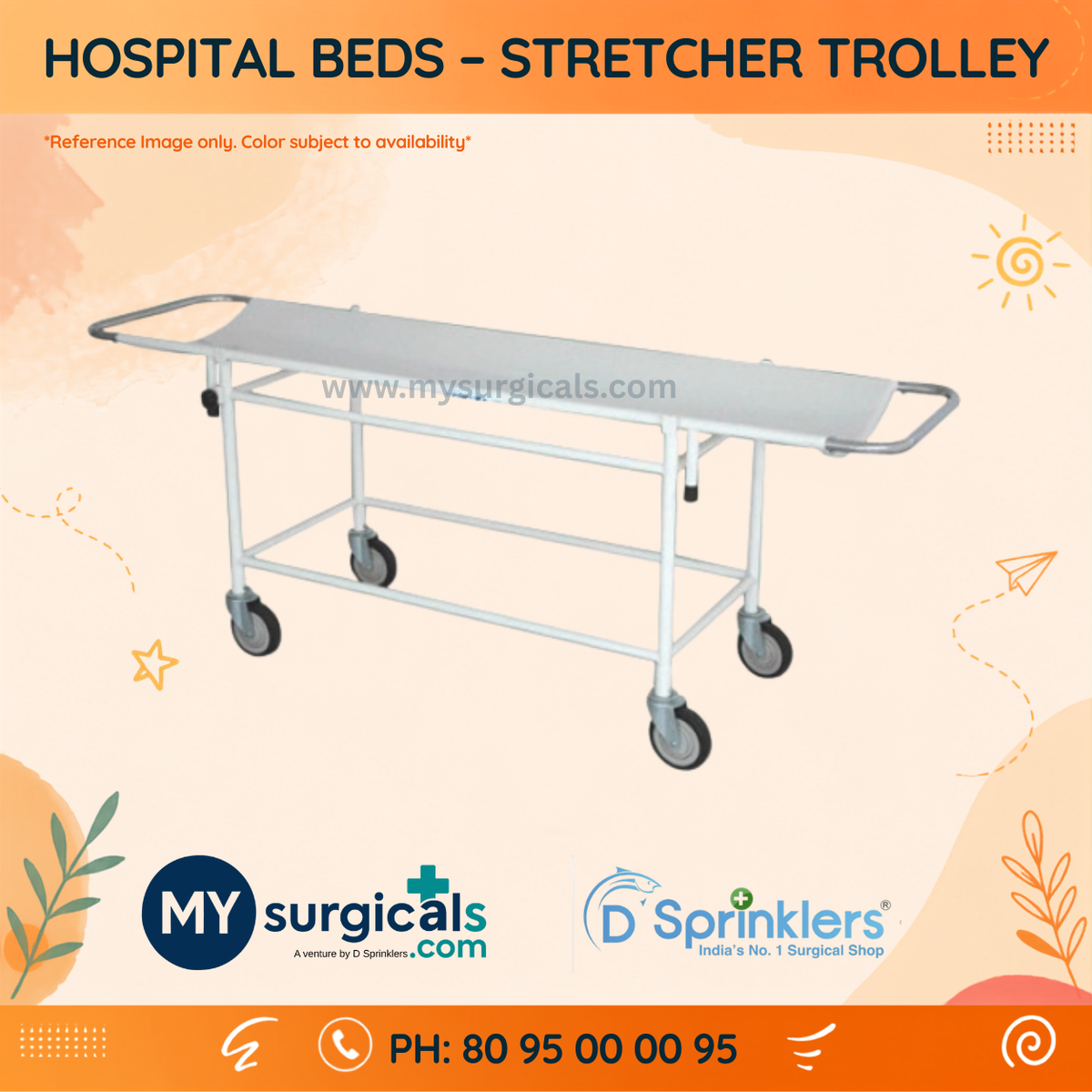 Hospital Stretcher Trolley for Safe Patient Transport