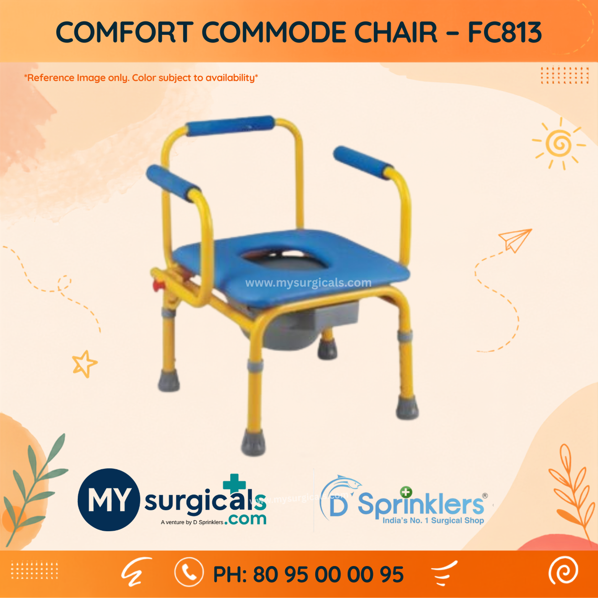 Comfort Commode Chair for Safe & Convenient Personal Care