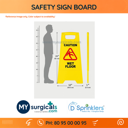 Safety Sign Board for Clear Workplace Hazard Awareness