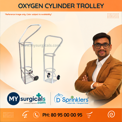 Oxygen Cylinder Trolley