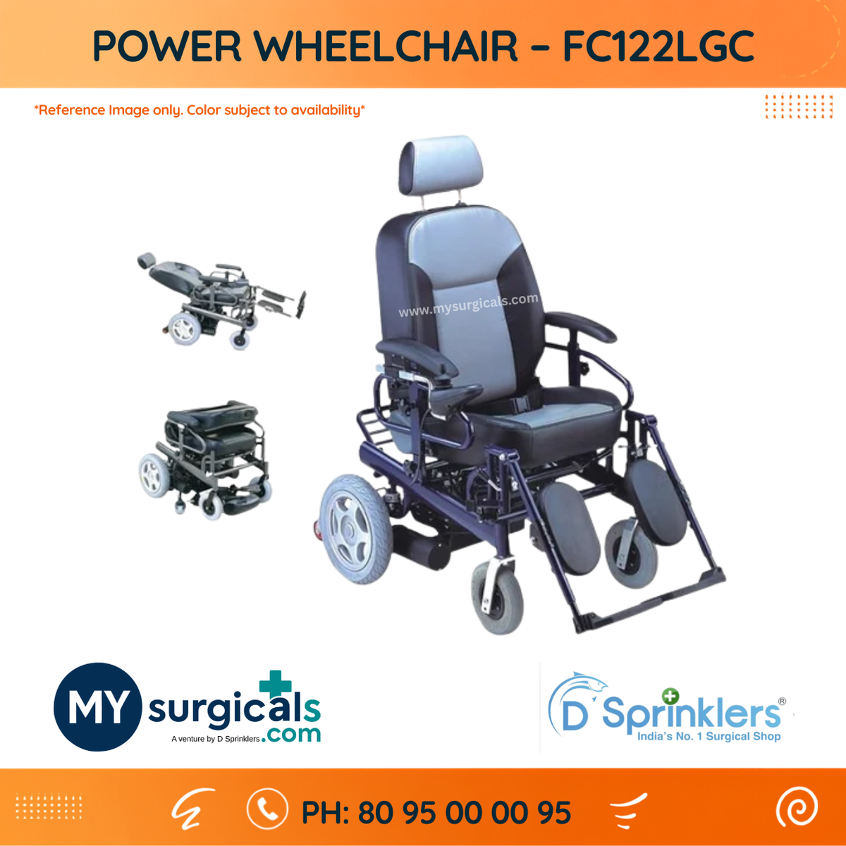 Power Wheelchair FC122LGC – Electric Mobility Solution