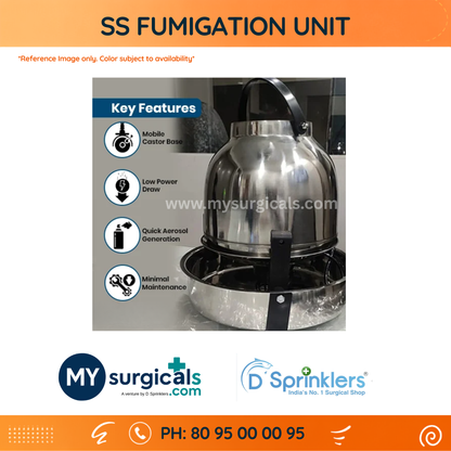 SS Fumigation Unit for Controlled Clinical Disinfection