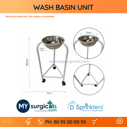 Wash Basin Unit for Hygienic Healthcare Environments