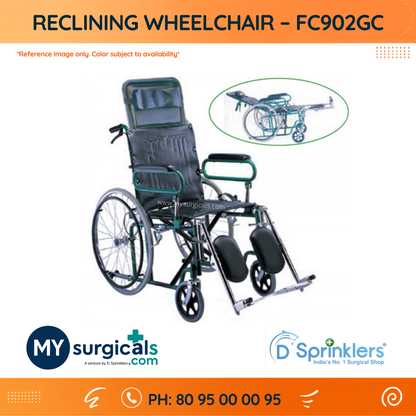 Reclining Wheelchair FC902GC – Manual Mobility Chair