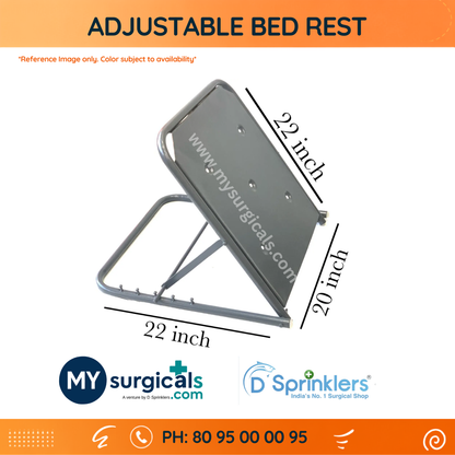 Adjustable Bed Rest for Comfortable Patient Positioning