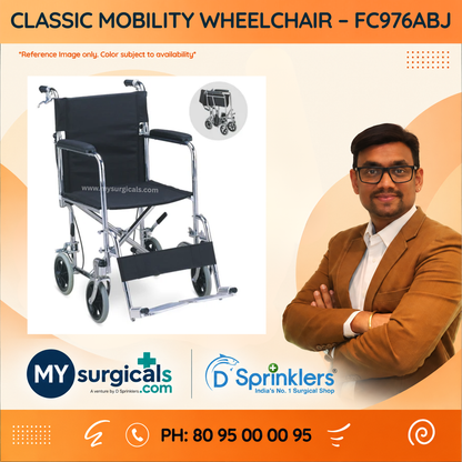 Classic Wheelchair - Practical Comfort for Everyday Use