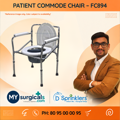 Patient Commode Chair for Comfortable Everyday Care