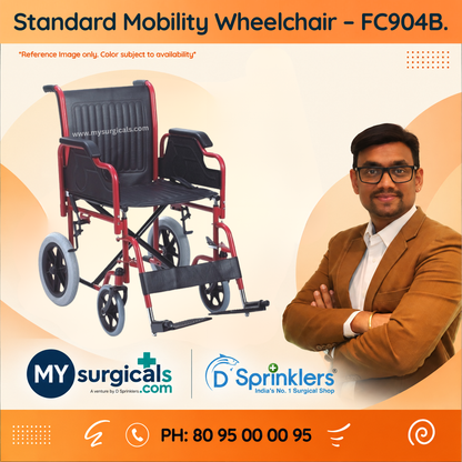 Standard Mobility Wheelchair - Reliable Support for Everyday Movement