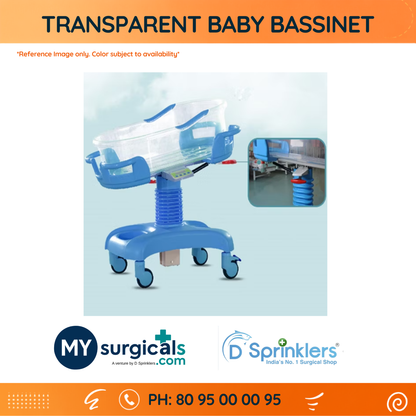 Transparent Baby Bassinet for Safe Newborn Care
