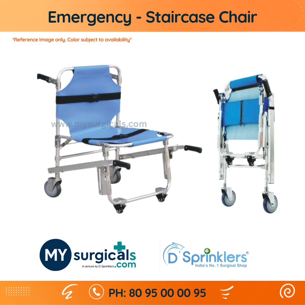 Emergency Staircase Chair for Patient Movement