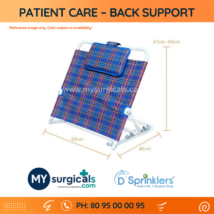 Patient Back Support for Comfortable Bedside Positioning