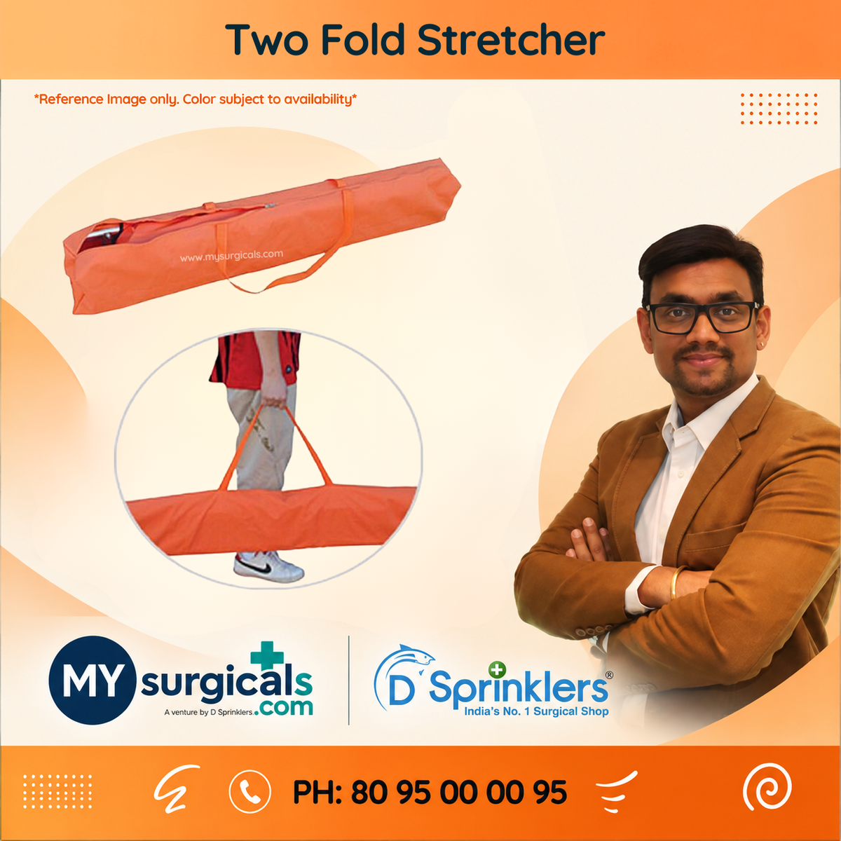 Two Fold Stretcher – Lightweight, Portable & Emergency Ready