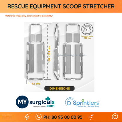 Rescue Scoop Stretcher for Safe Patient Handling
