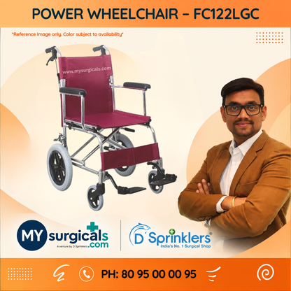 Powered Electric Wheelchair - Comfortable & Convenient Mobility Solution