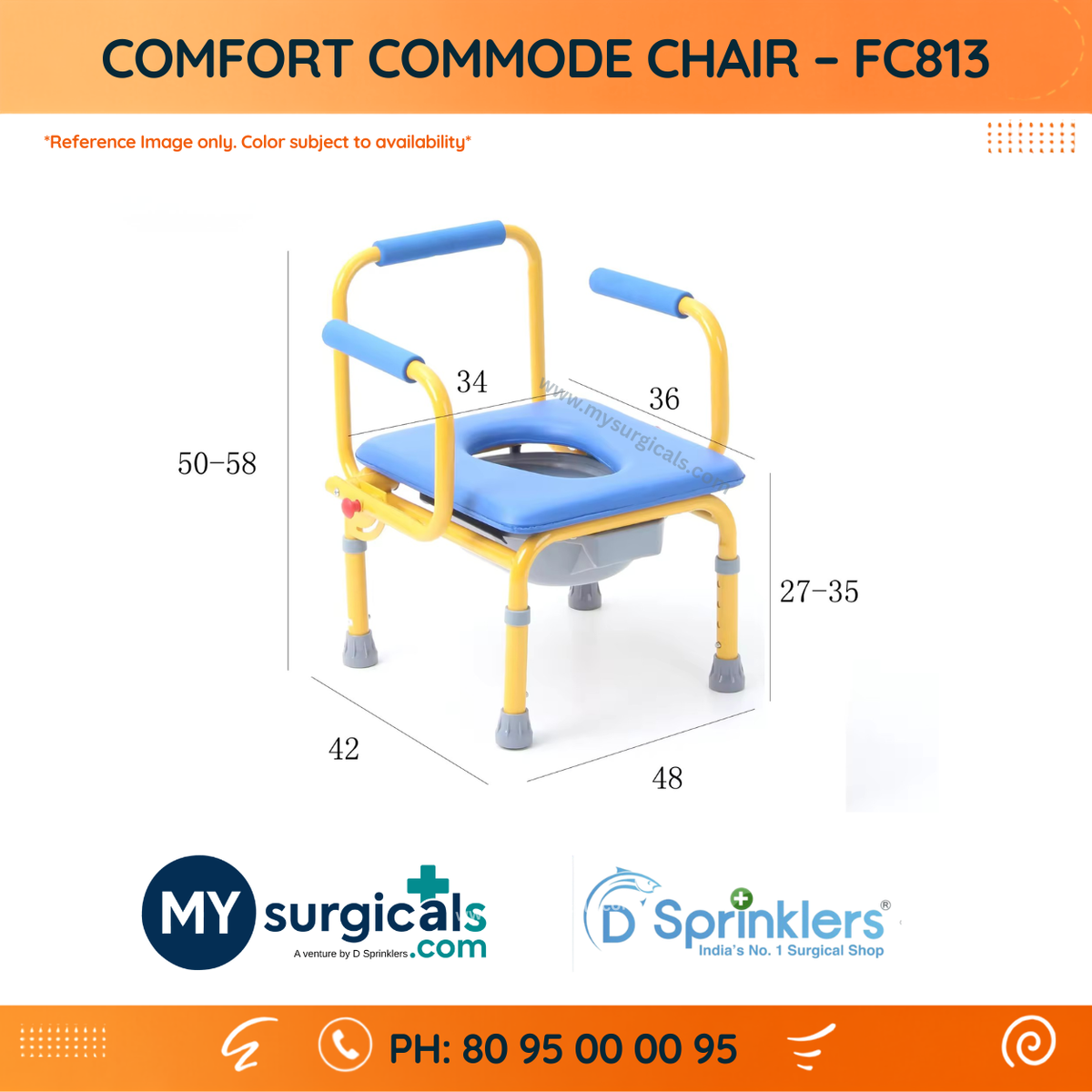 Comfort Commode Chair for Safe & Convenient Personal Care