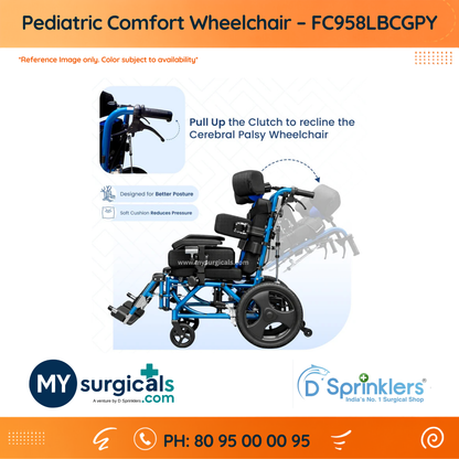 Pediatric Wheelchair - Comfortable Seating for Young Users