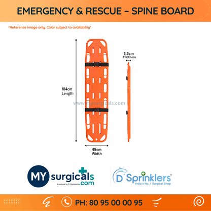 Emergency Spine Board for Safe Patient Immobilization