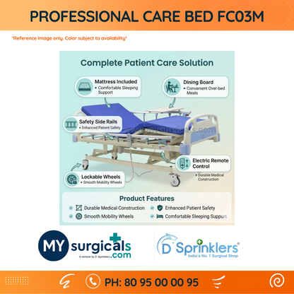 Professional Care Bed for Comfortable Patient Support