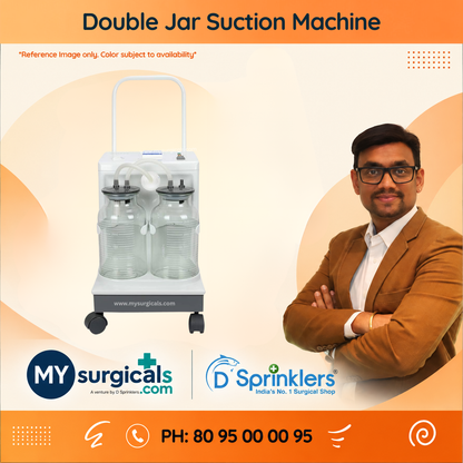 Double Jar Suction Machine 1/4, 1/2 and 1 HP