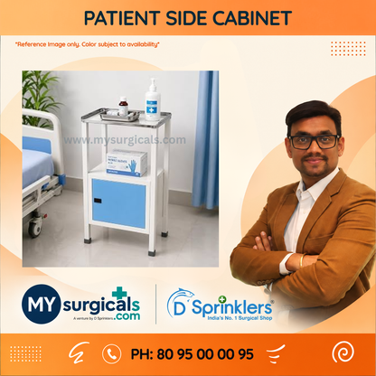 Patient Side Cabinet for Convenient Bedside Care