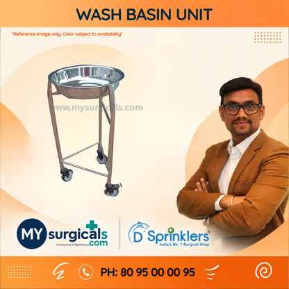 Wash Basin Unit for Hygienic Healthcare Environments