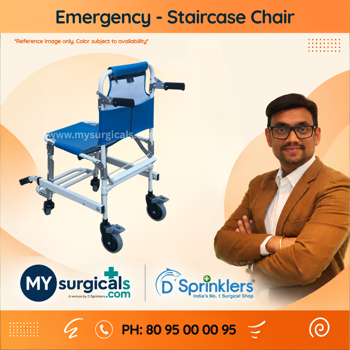 Emergency Staircase Chair for Patient Movement