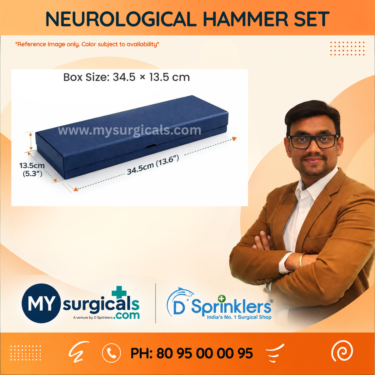 Neurological Examination Hammer Set for Clinical Assessment