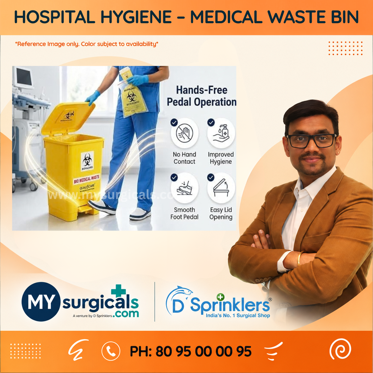 Medical Waste Bin for Safe Healthcare Waste Management