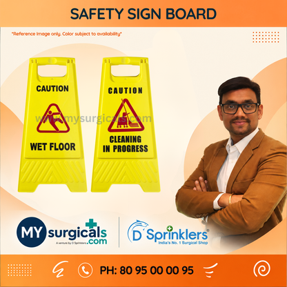 Safety Sign Board for Clear Workplace Hazard Awareness