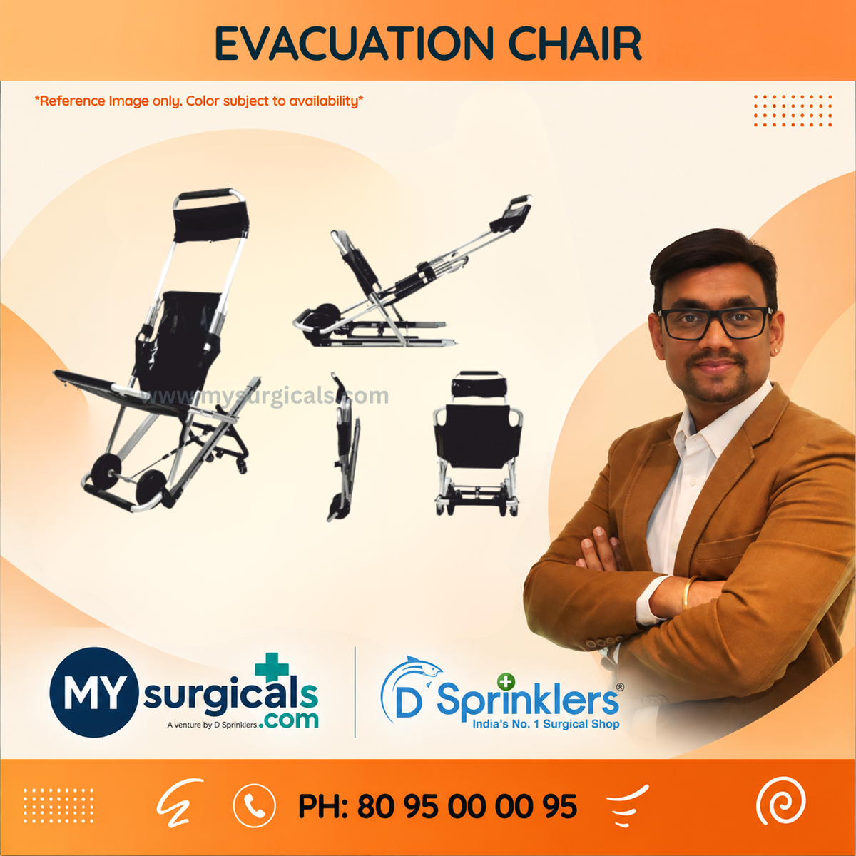 Emergency Evacuation Chair for Safe Building Evacuation