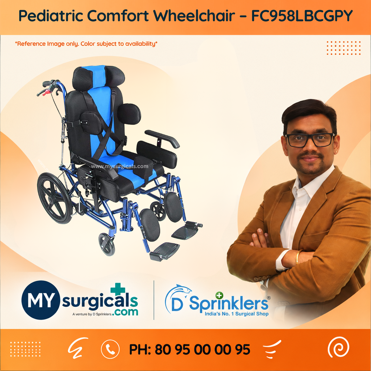 Pediatric Wheelchair - Comfortable Seating for Young Users