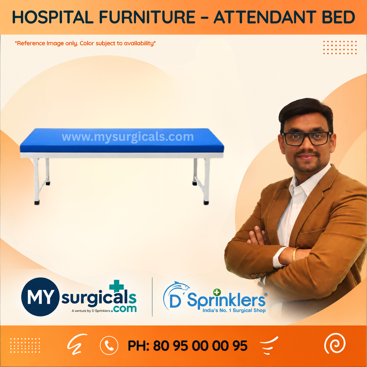 Attendant Rest Bed for Comfortable Hospital Stay